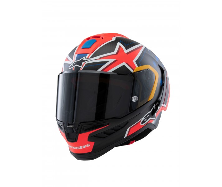 Casco Alpinestars Supertech R10 Miller Rojo Carbón Mate |8200725-7226|