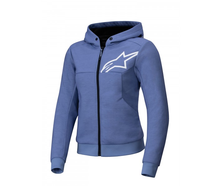 Sudadera Alpinestars Mujer Chrome V2 Sport Azul Violeta Blanco |4210225-7185|