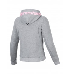 Sudadera Alpinestars Mujer Chrome V2 Sport Gris Rosa Fluor |4210225-9197|