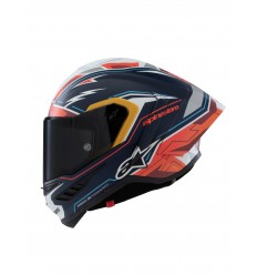 Casco Alpinestars S-R10 Pedro Acosta Negro Rojo Blanco Mate |8200925-7236|