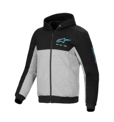 Sudadera Alpinestars Chrome V2 Sport Negro Gris Brezo Turquesa |4200325-1475|