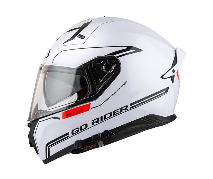 Casco Nzi Go Rider Stream Duo Solid Blanco |150337A418|