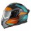 Casco Nzi Go Rider Duo Quadri Negro Naranja Verde Mate|150336A407|