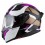 Casco Nzi Go Rider Duo Trident Negro Morado Brillo |150336A409|