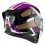 Casco Nzi Go Rider Duo Trident Negro Morado Brillo |150336A409|