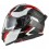 Casco Nzi Go Rider Duo Trident Negro Gris Rojo Brillo |150336A410|