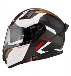 Casco Nzi Go Rider Duo Trident Negro Gris Oro Mate |150336A412|