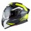 Casco Nzi Go Rider Duo Quadri Negro Gris Amarillo Brillo |150336A414|