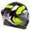 Casco Nzi Go Rider Duo Quadri Negro Gris Amarillo Brillo |150336A414|