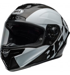 Casco Bell Race Star DLX Flex Negro Blanco |8008958007|