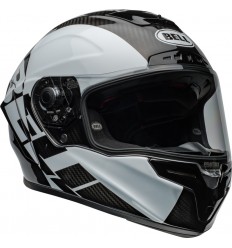 Casco Bell Race Star DLX Flex Negro Blanco |8008958007|