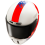 Casco Hjc V10 Fq20 Retro Blanco Rojo Azul |10462106|