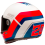 Casco Hjc V10 Fq20 Retro Blanco Rojo Azul |10462106|