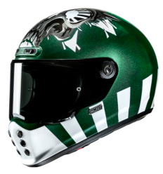 Casco Hjc V10 Crania Verde Blanco |10470406|