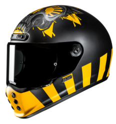 Casco Hjc V10 Crania Negro Amarillo |10477306|