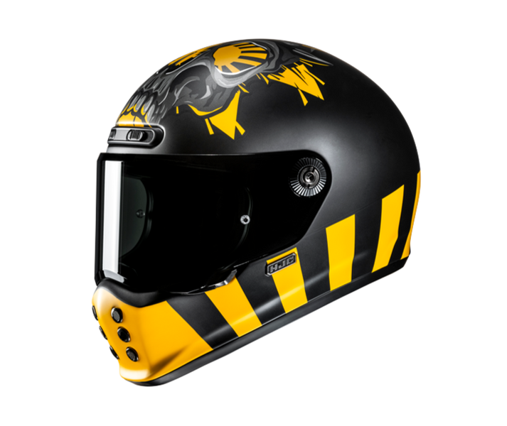 Casco Hjc V10 Crania Negro Amarillo |10477306|