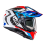 Casco Hjc Rpha60 Dakar Rojo Azul Blanco |11022106|