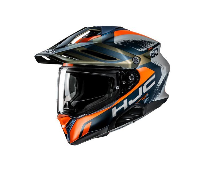 Casco Hjc Rpha60 Quid Gris Azul Naranja |11034706|