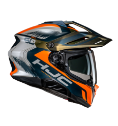 Casco Hjc Rpha60 Quid Gris Azul Naranja |11034706|