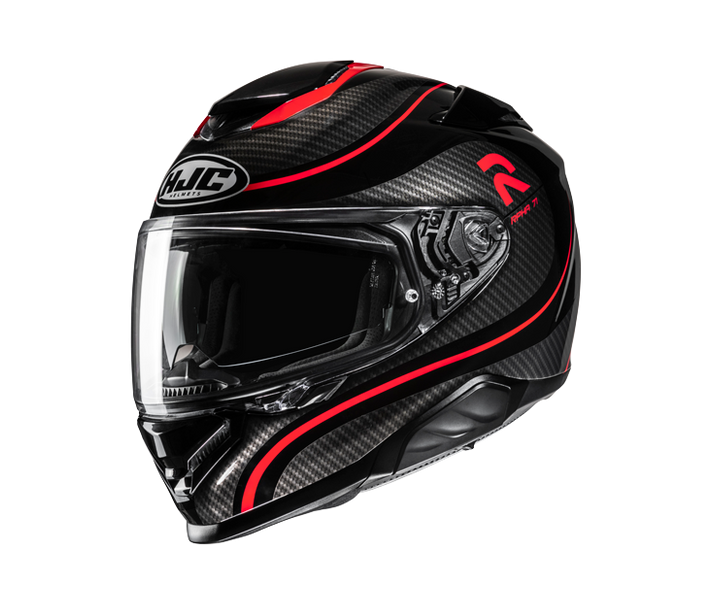 Casco Hjc Rpha71 Cleta Negro Gris Rosa |12680106|