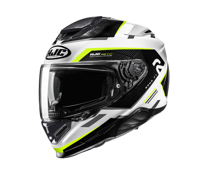 Casco Hjc Rpha71 Ellon Negro Gris Amarillo |12690306|