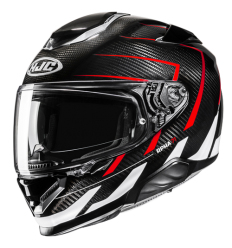 Casco Hjc Rpha71 Carbon Cano Negro Blanco Rojo |12740106|