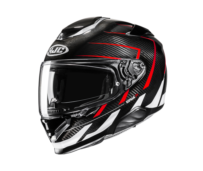 Casco Hjc Rpha71 Carbon Cano Negro Blanco Rojo |12740106|