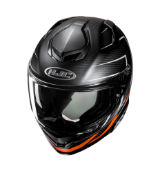 Casco Hjc Rpha71 Carbon Cano Negro Blanco Naranja |12747606|