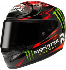 Casco Hjc Rpha12 Quartararo Replica Negro Rojo