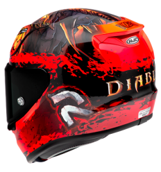 Casco Hjc Rpha12 Diablo Blizzard Rojo |12950105|