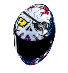 Casco Hjc Rpha12 Kraken Blanco Azul Violeta |12992805|