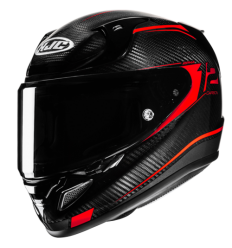 Casco Hjc Rpha12 Carbon Keres Negro Rojo |13870106|