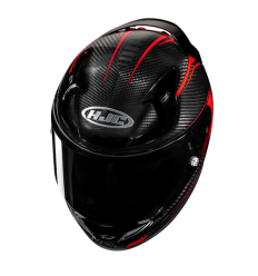 Casco Hjc Rpha12 Carbon Keres Negro Rojo |13870106|