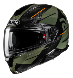 Casco Hjc Rpha91 Blat Negro Verde |14770706|