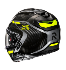 Casco Hjc Rpha91 Carbon Lagos Negro Gris Amarillo |14810306|