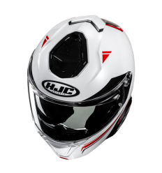 Casco Hjc I91 Tricus Blanco Negro Rojo |15460106|