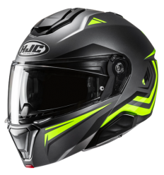 Casco Hjc I91 Tricus Gris Amarillo Fluor |15467306|