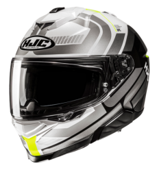 Casco Hjc I71 Viz Negro Gris Amarillo |15700306|