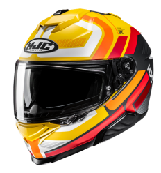 Casco Hjc I71 Viz Amarillo Azul Rojo |15707306|