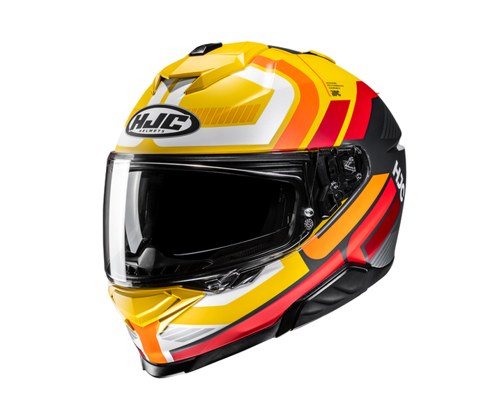 Casco Hjc I71 Viz Amarillo Azul Rojo |15707306|