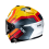 Casco Hjc I71 Viz Amarillo Azul Rojo |15707306|