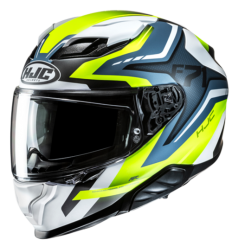 Casco Hjc F71 Fes Blanco Amarillo Azul |15927306|