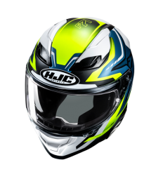 Casco Hjc F71 Fes Blanco Amarillo Azul |15927306|