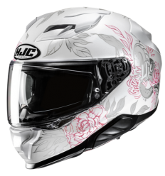 Casco Hjc F71 Eliz Blanco Gris Rosa |15930806|