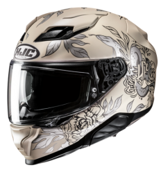 Casco Hjc F71 Eliz Beige Gris |15937906|