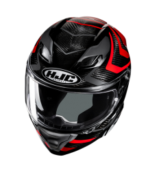 Casco Hjc F71 Carbon Nevio Negro Rojo |15950106|