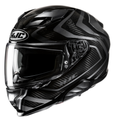 Casco Hjc F71 Carbon Nevio Negro Gris |15950506|