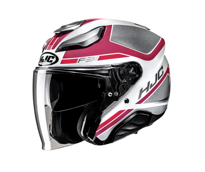 Casco Hjc F31 Ceron Blanco Gris Rosa |16350806|