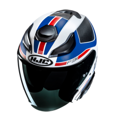 Casco Hjc F31 Ceron Blanco Gris Azul |16352106|