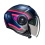 Casco Hjc I40N Linia Azul Gris Rosa |17152806|